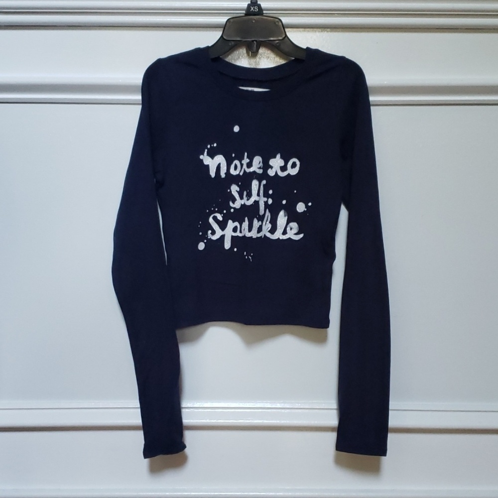NWOT💕Abercrombie Kids💕Long Sleeved Crop Top